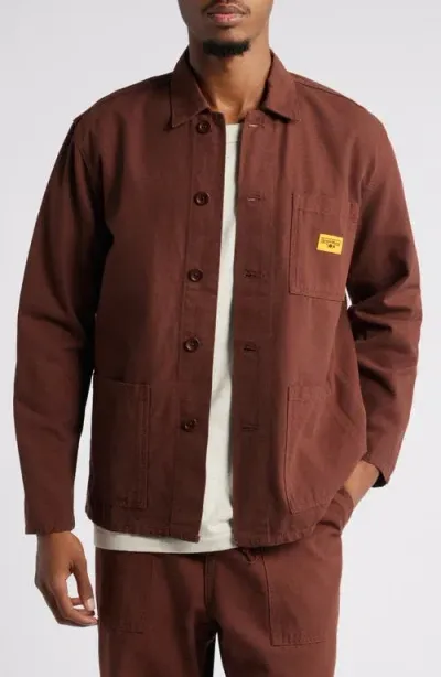 Service Works Cotton Canvas Coverall Jacket In Brown