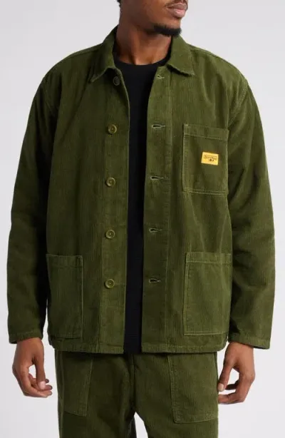 Service Works Cotton Corduroy Coverall Jacket In Olive