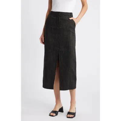 Sessun Sessùn Leith Wool Blend Skirt In Moonrock