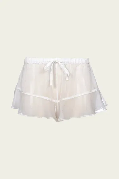 Shani Shemer Shay Shorts Pants In Cream In White