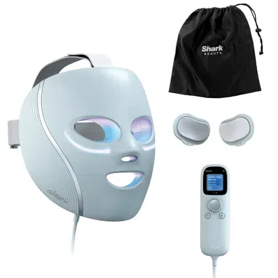 Shark Beauty Cryoglow Under-eye Cooling And Led Anti-ageing And Blemish Repair Mask In White