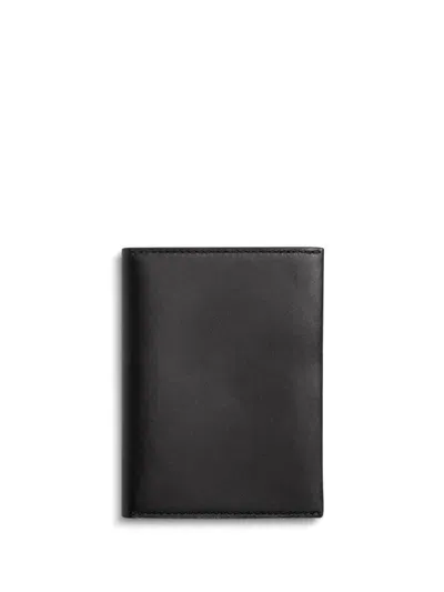 Shinola Leather Passport Holder In Black