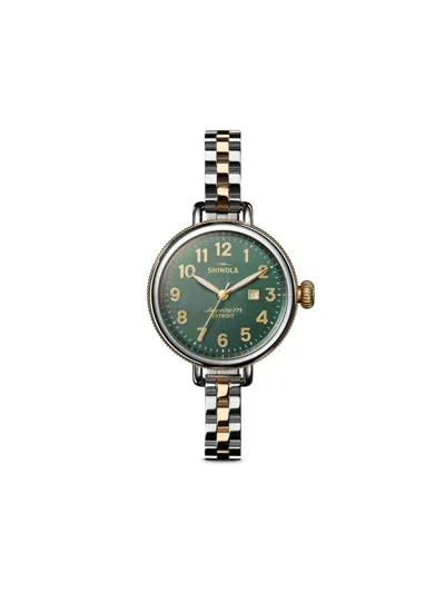 Shinola The Birdy 34mm In Green