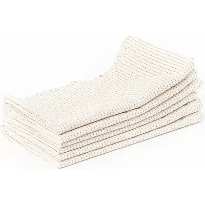 Siafu Home Sungura Napkins Set Of 4 In Cream