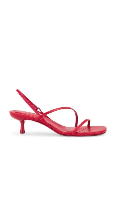 Simkhai Cedonia Strappy Kitten Heel Sandal In Rose