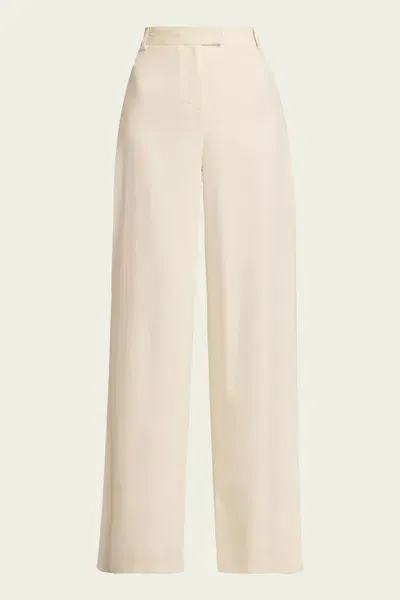 Simkhai Lilo Pleated Pant In Ivory In Neutral