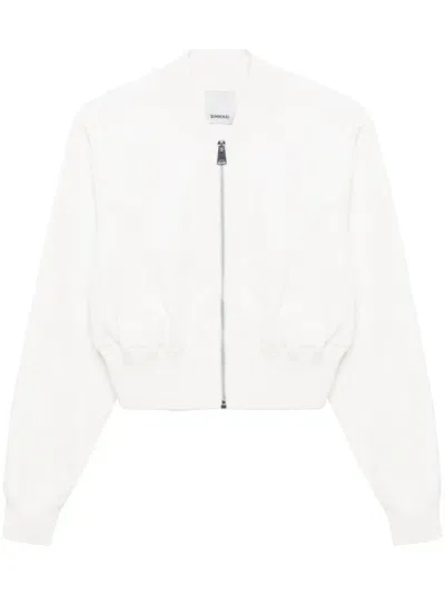 Simkhai Lorenzo Bomber Jacket In White