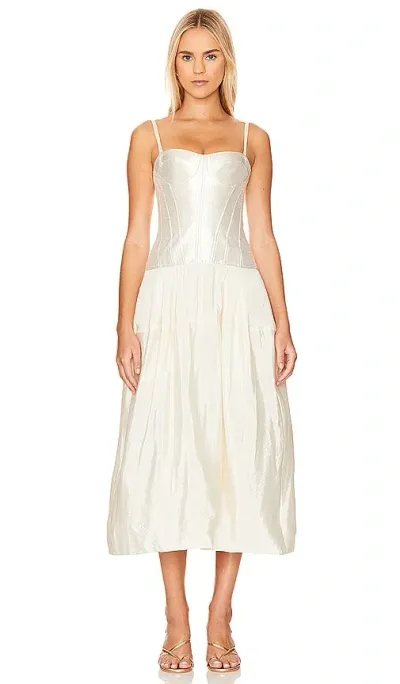 Simkhai Noretta Midi Dress In White