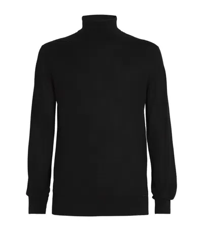 Simkhai Silk-cashmere Rollneck Sweater In Black