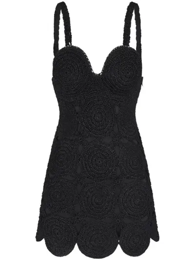 Simon Miller Beep Beep Mini Dress In Black