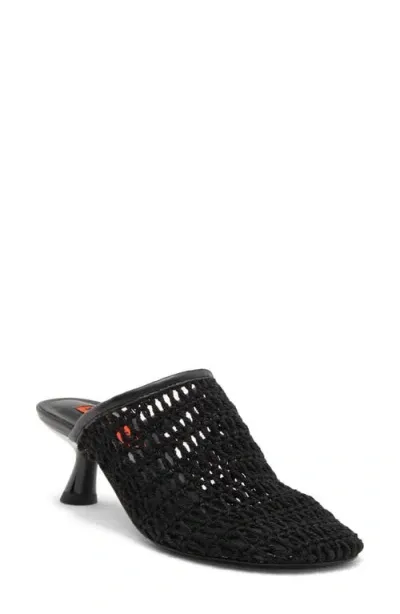 Simon Miller Crochet Beep Mule In Black