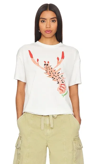 Simon Miller Lango Graphic Tee In White