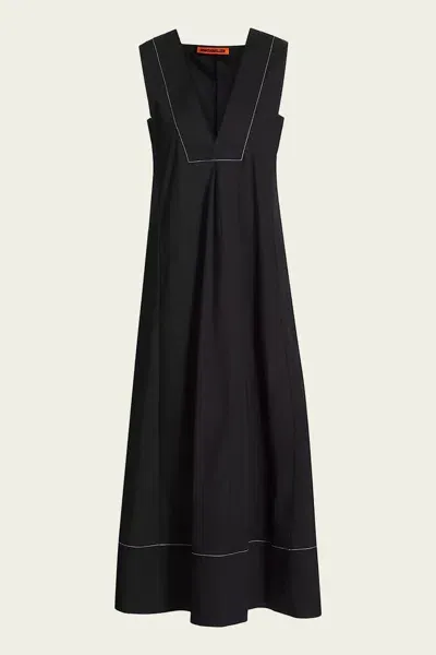 Simon Miller Mar Poplin Dress In Black