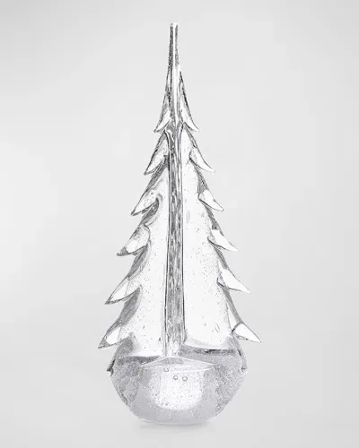 Simon Pearce Vela Bubble Evergreen Glass Tree, 16" In Clear