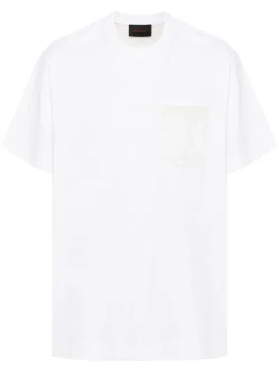 Simone Rocha Lace-panel Cotton T-shirt In White