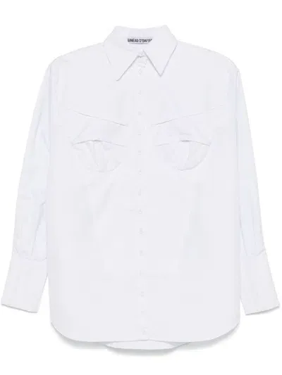 Sinéad O’dwyer Bustier Shirt In White