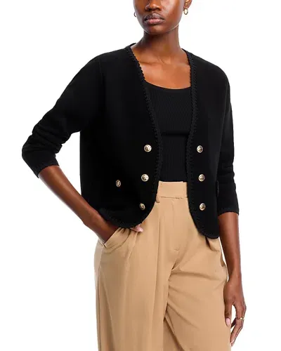 Sioni Open Front Jacket In Black