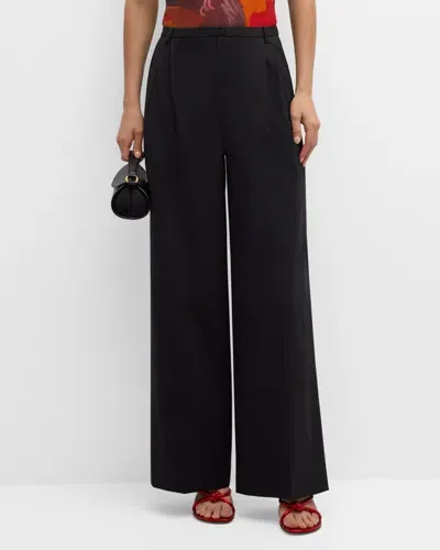 Sir Dorian Wide-leg Pants In Black