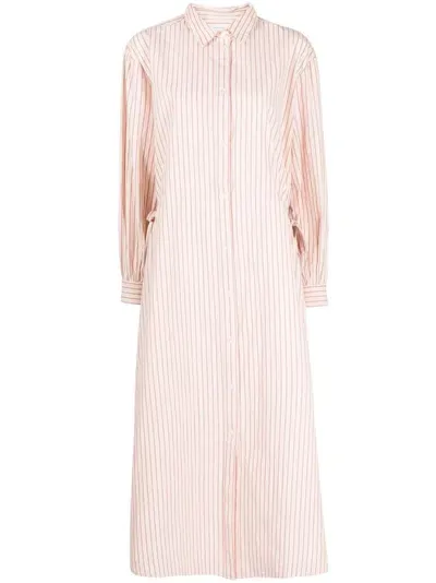 Skall Studio Mia Shirtdress In Pink