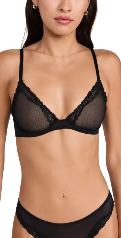 Skarlett Blue Passion Unlined Underwire Bra Black