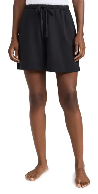 Skin Camille Shorts With Pockets Black