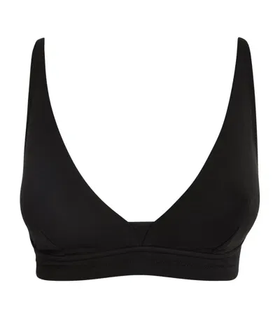 Skin Gracelynne Plunge Bralette In Black