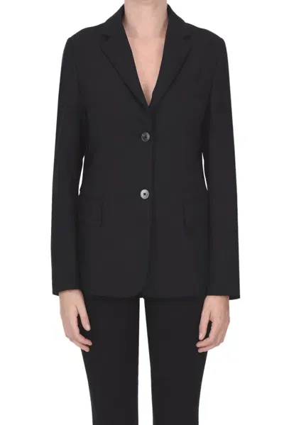 Slowear Wool Blazer In Black