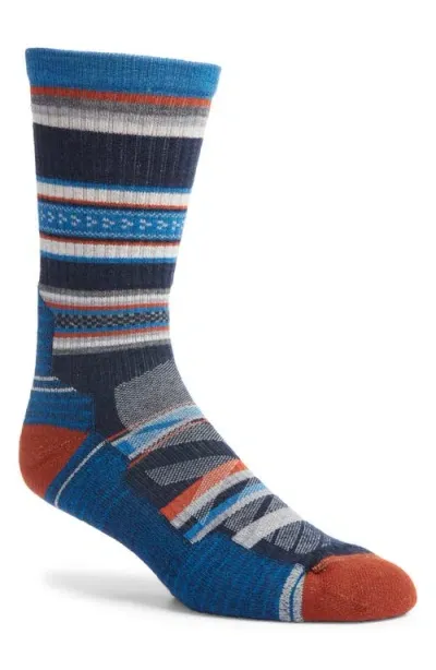 Smartwool Hike Light Cushioning Camp Gear Merino Wool Blend Crew Socks In Multi