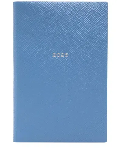 Smythson 2025 Chelsea Weekly Diary In Blue