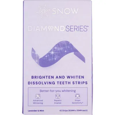 Snow Diamondseries™ Brighten + Whiten Dissolving Whitening Purple Strips