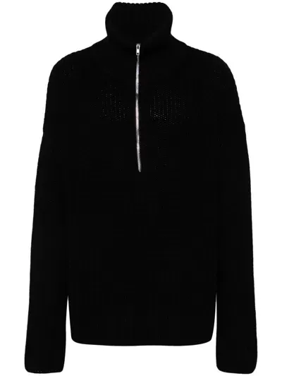 Société Anonyme Trucker Sweater In Black