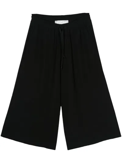 Société Anonyme Ultra Wide Cropped Trousers In Black