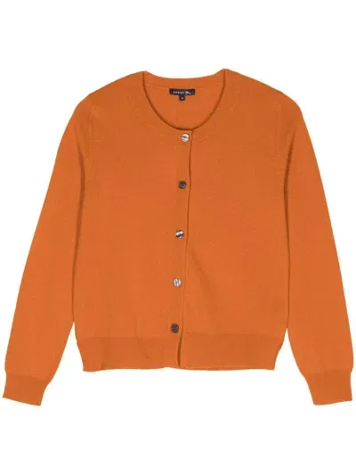 Soeur Winner Cardigan In Orange