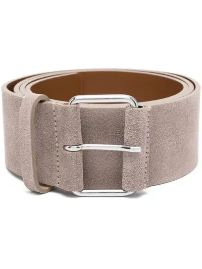 Sofie D Hoore 50mm Wide Belt Accessories In Grey