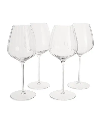 Soho Home Set Of 4 Pembroke Red Wine Glasses In Transparent