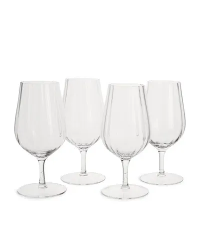 Soho Home Set Of 4 Pembroke Water Glasses In Transparent