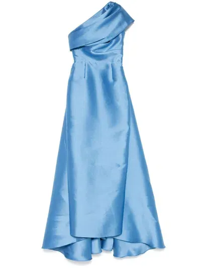 Solace London Alba Gown In Blue