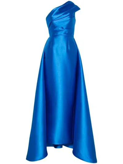 Solace London Alba Gown In Blue