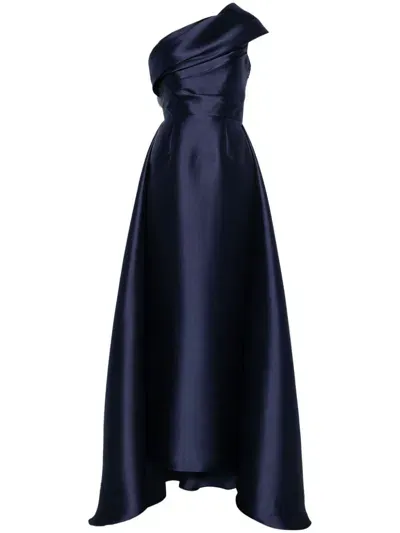 Solace London Alba Maxi Dress In Blue