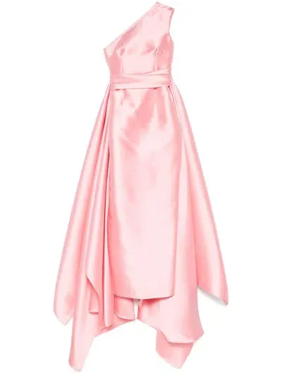 Solace London Charo Gown In Pink