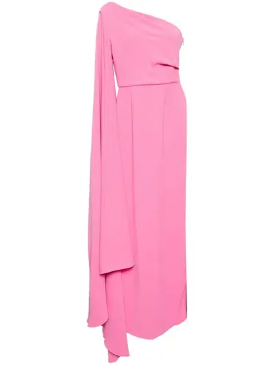 Solace London Daria Maxi Dress In Pink