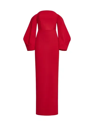 Solace London Dress In Red