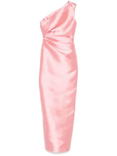 Solace London Kira Maxi Dress In Pink