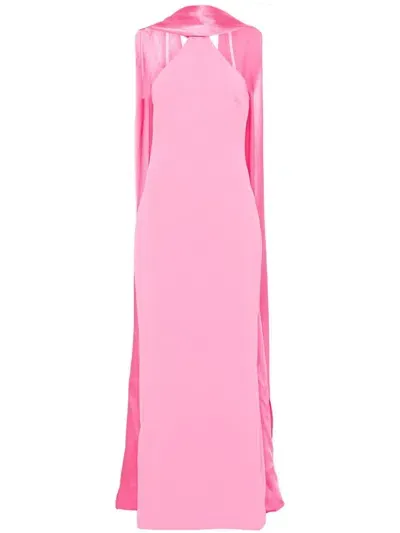 Solace London Ophelia Maxi Dress In Pink