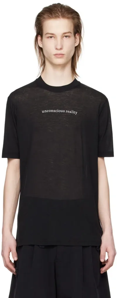 Song For The Mute Black 'unconscious Reality' T-shirt