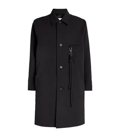 Song For The Mute Tech Coat In Black