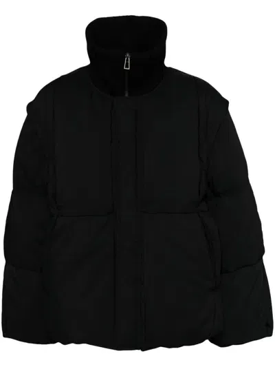 Songzio Deep Fold Meta Jacket In Black