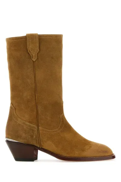 Sonora 65mm Suede Ankle Boots In Brown