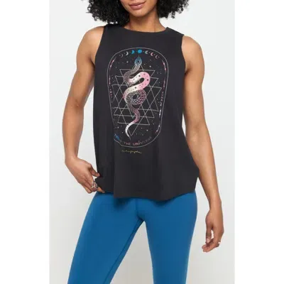 Spiritual Gangster Universe Snake Jade Tank In Black