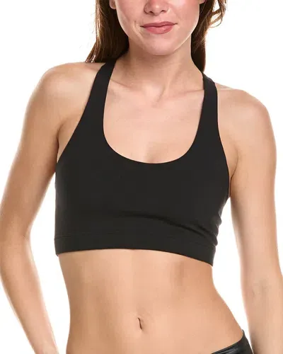 Spiritual Gangster Evie Wrap Front Sports Bra In Black